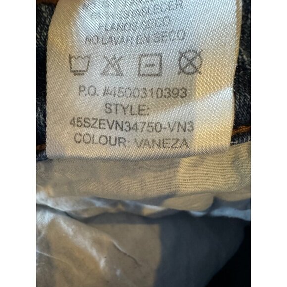 Joe's Jeans Shorts Women 28 Blue Medium Wash‎ Distressed Denim Jean Shorts Retro - Picture 9 of 9